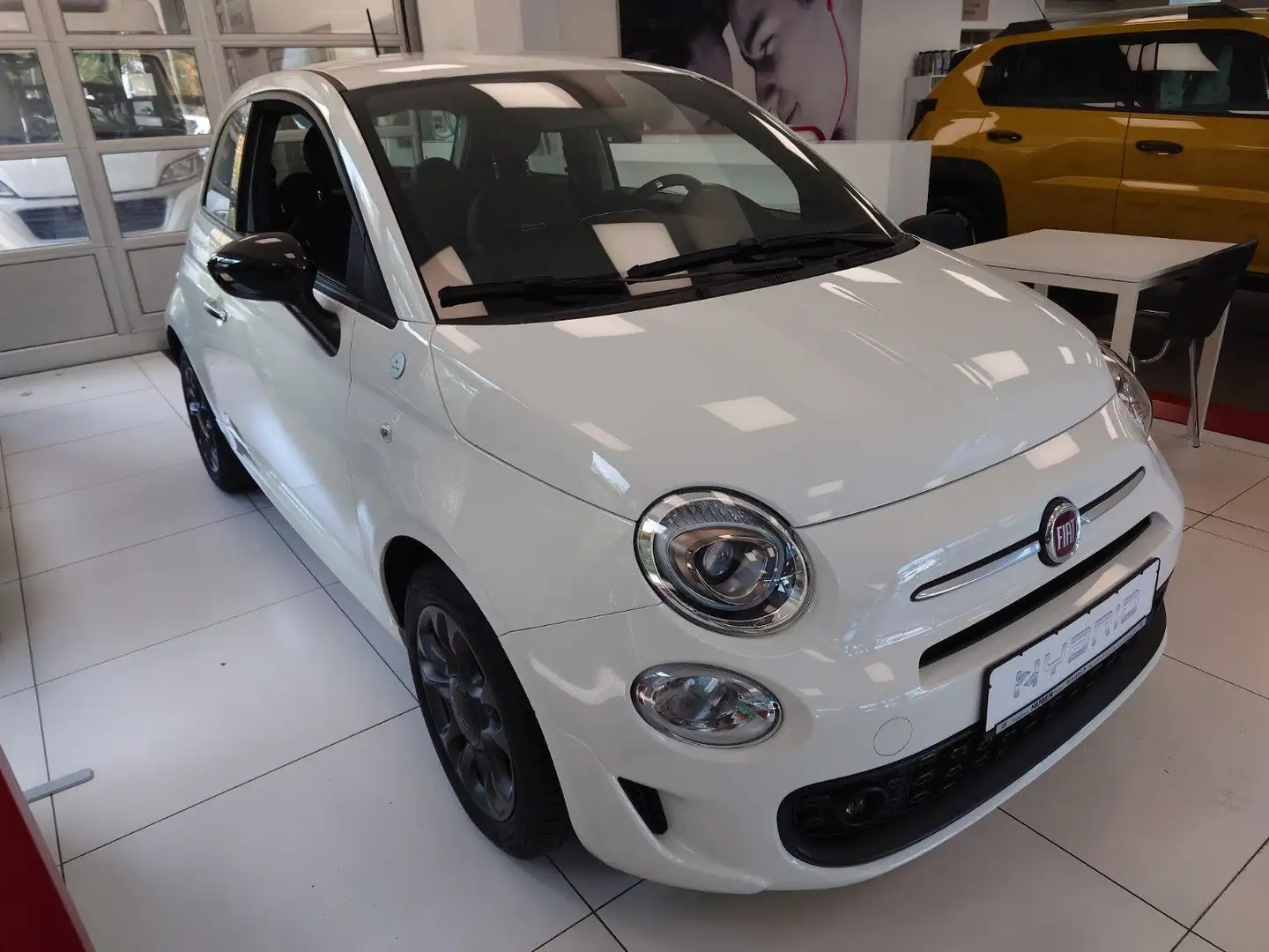 Fiat 500 1.0 GSE Hybrid HEY GOOGLE 51kW (70PS) Weiß - 2