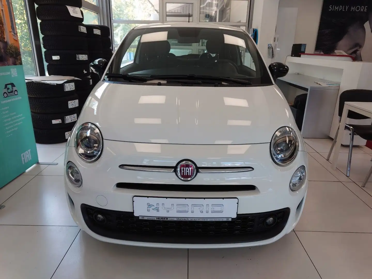 Fiat 500 1.0 GSE Hybrid HEY GOOGLE 51kW (70PS) Weiß - 1