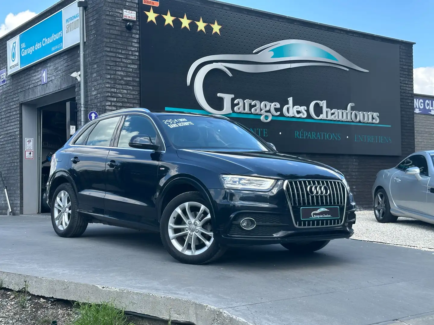 Audi Q3 2.0 TDi - ! S line ! - Cuir - Navi - JA 18' - Eu5b Bleu - 2