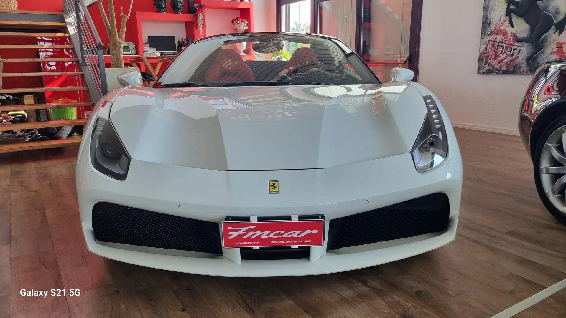 Ferrari 488 488 Spider 3.9 dct Blanc - 1
