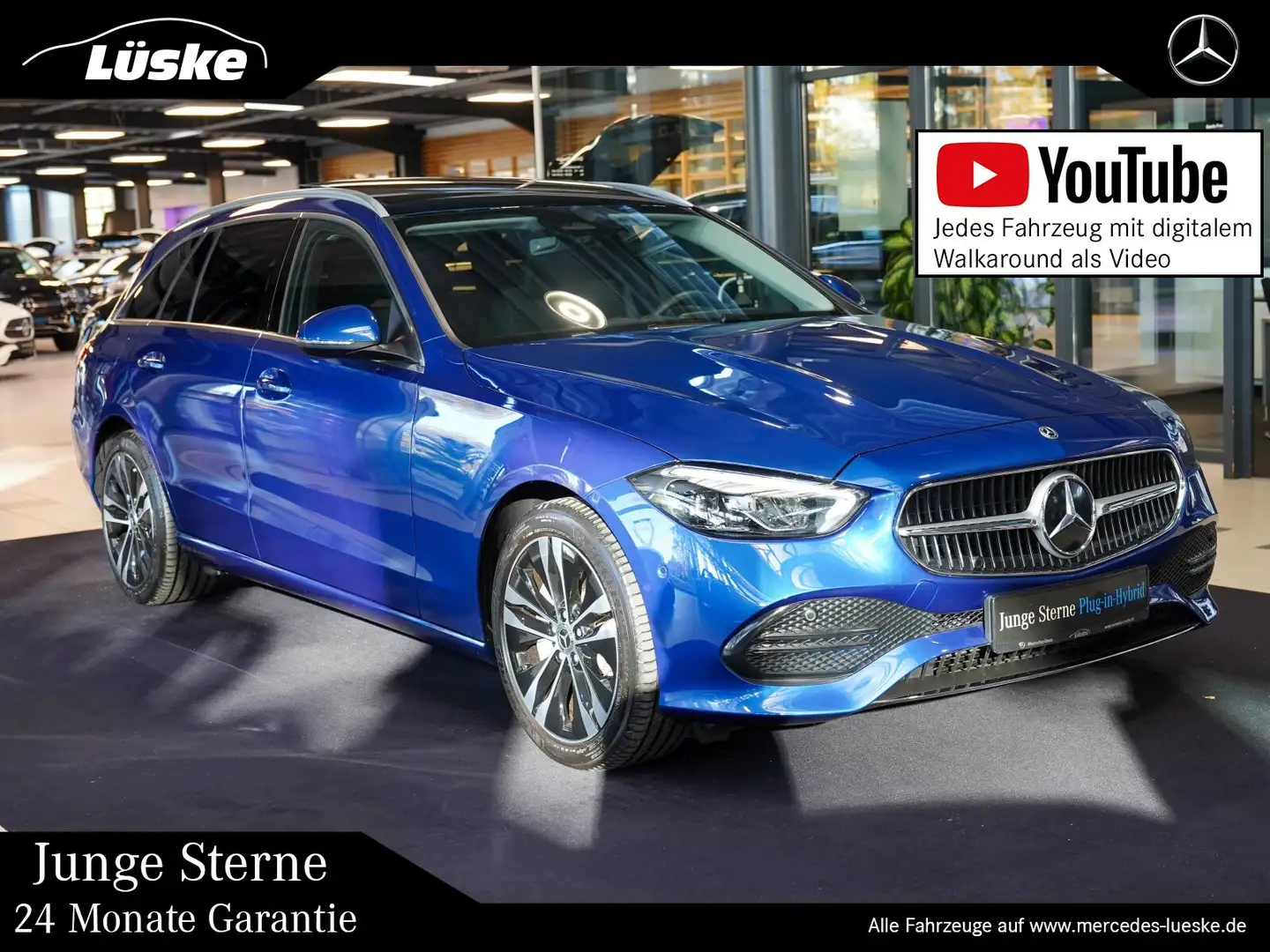 Mercedes-Benz C 300 C 300 de T AVANTGARDE DISTRONIC Pano Burmester Blau - 1