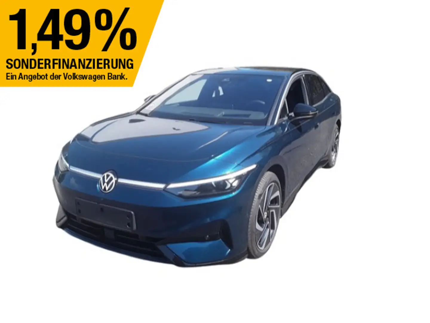 Volkswagen ID.7 Pro *PANO*IQ-MATRIX*AHK*360°*WärmeP*NAV* Blau - 2