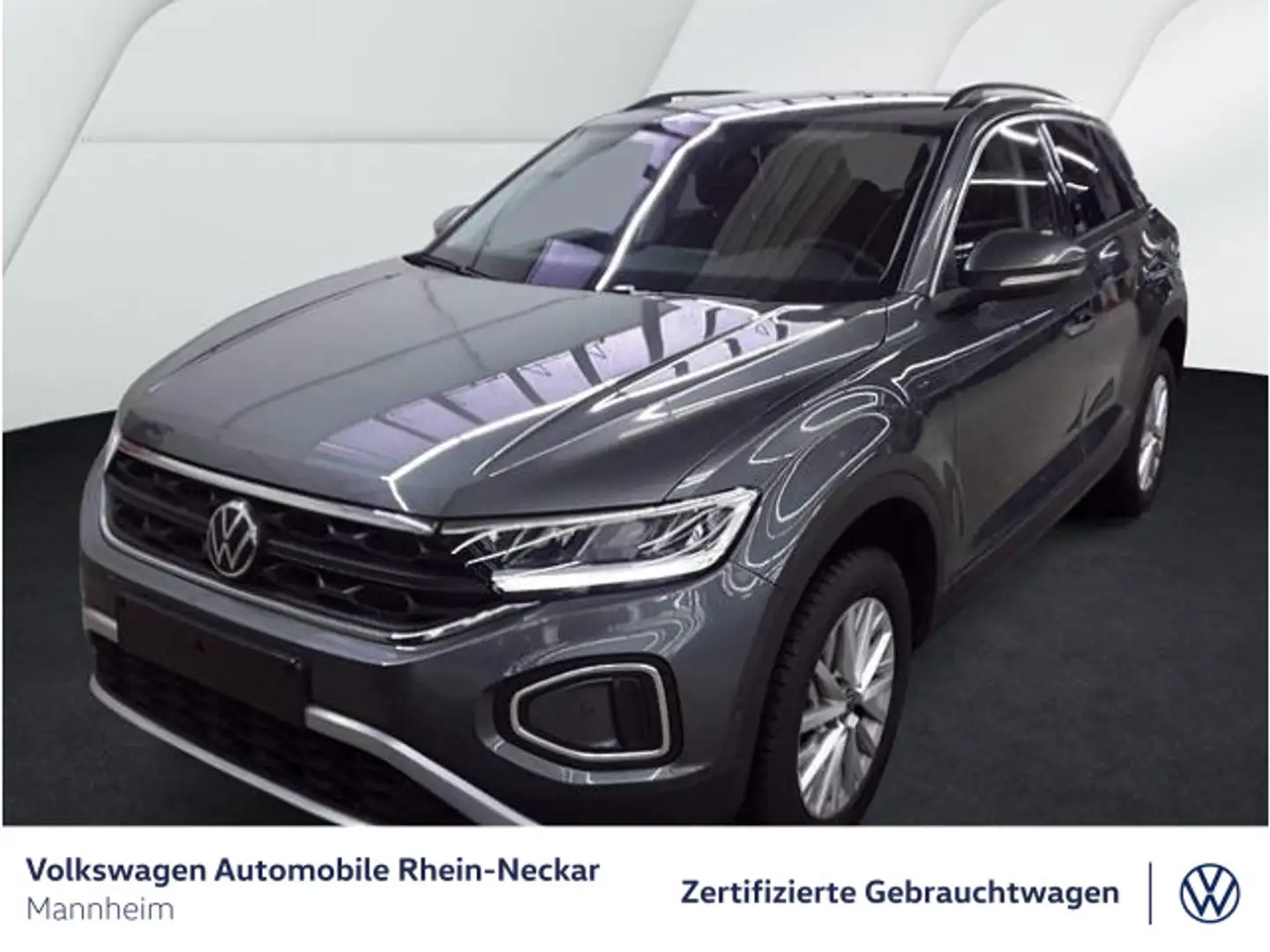 Volkswagen T-Roc 1.0 TSI Life Navi PDC LED uvm Grau - 2