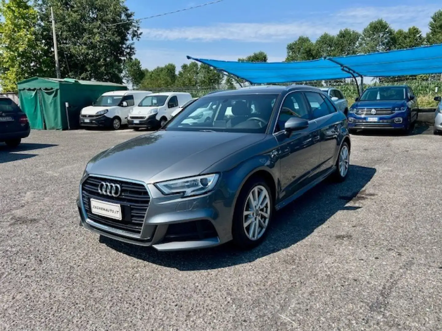 Audi A3 SPB 1.6 TDI 116 CV SLINE+NEOPATENTATI+ Grigio - 2