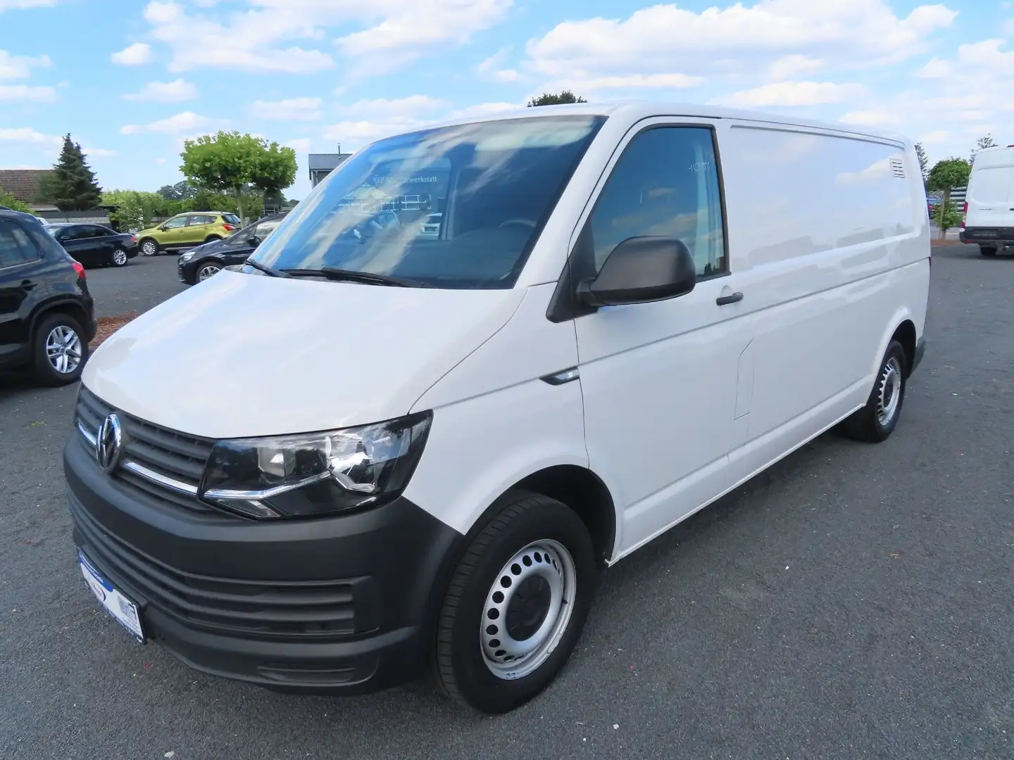 Volkswagen T6 Transporter T6 Transp. 2,0TDI Kasten LR lang Klima PDC Weiß - 1