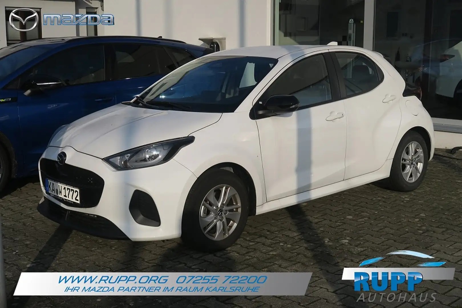 Mazda 2 Hybrid 2024 5HB 1.5L VVT-i 116 PS e-CVT FWD CENTRE Weiß - 2