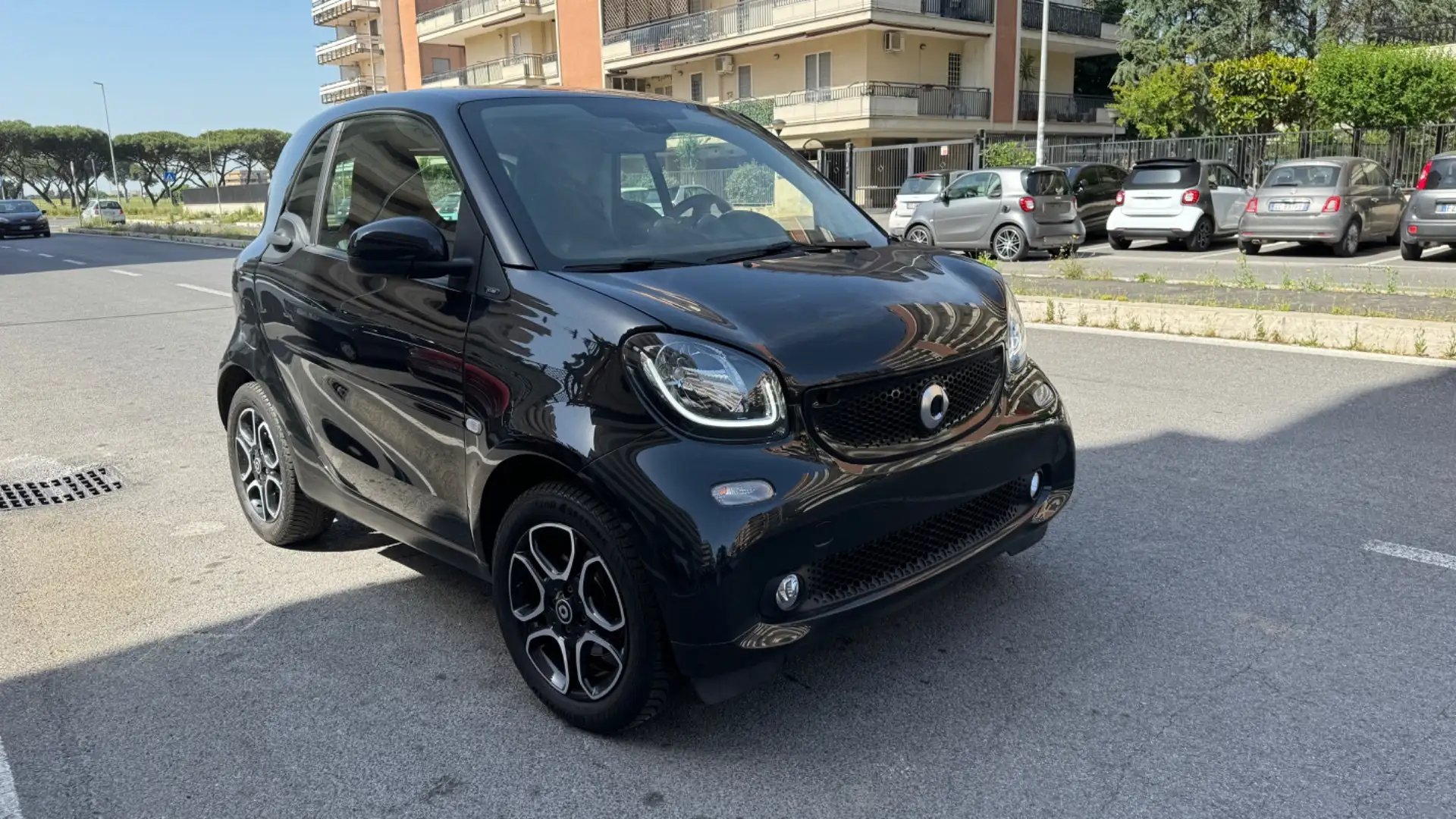 smart forTwo 90 0.9 Turbo twinamic Prime LED PANORAMA CERCHI 16 Nero - 2