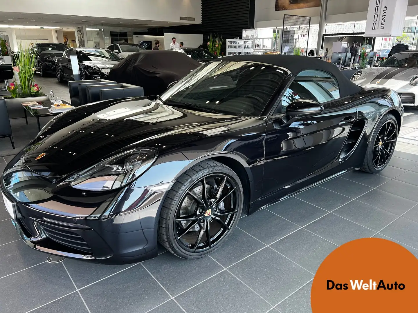 Porsche 718 Boxster Czarny - 1