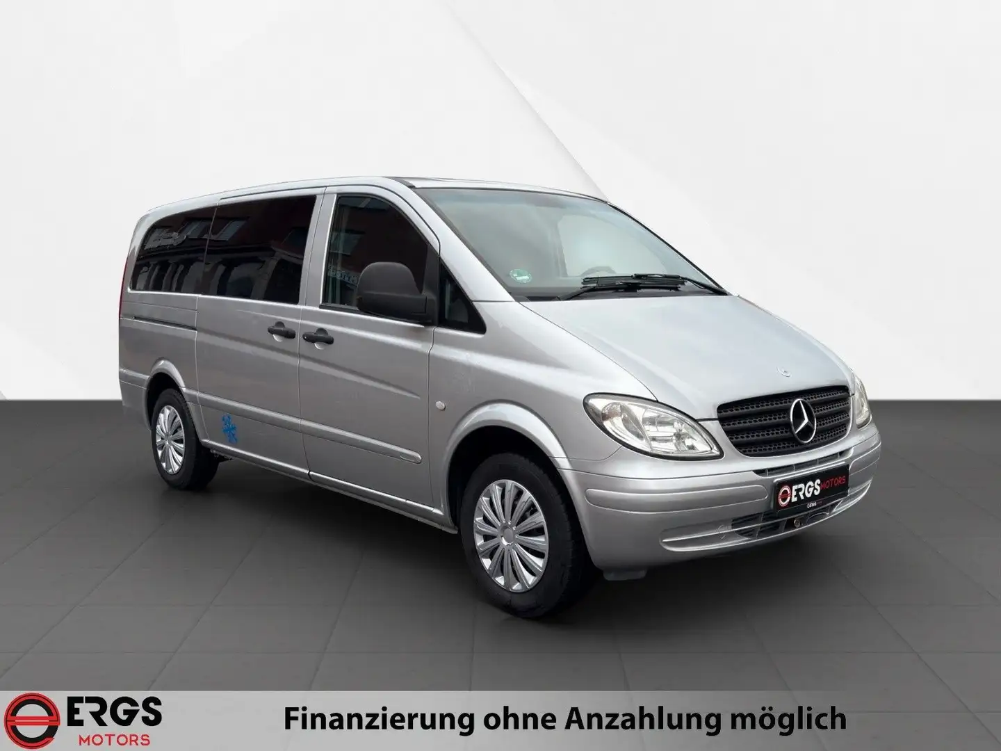 Mercedes-Benz Vito Kombi 115 CDI lang "8Si,1.Hand,Klima,AHK" Zilver - 2