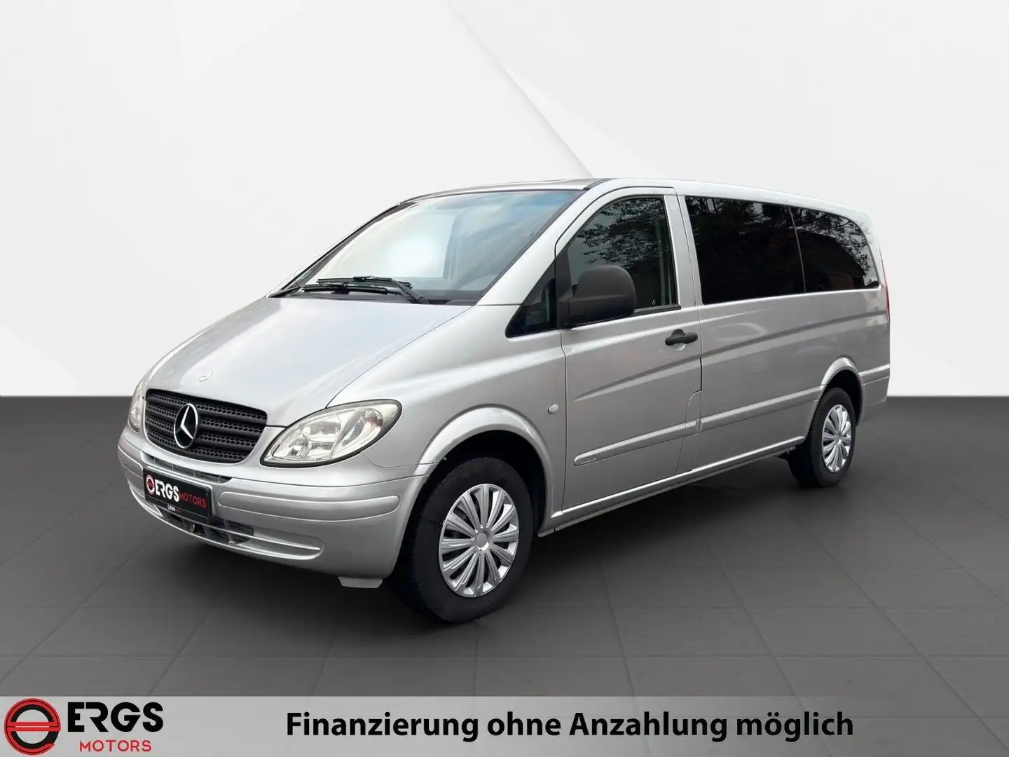 Mercedes-Benz Vito Kombi 115 CDI lang "8Si,1.Hand,Klima,AHK" Zilver - 1