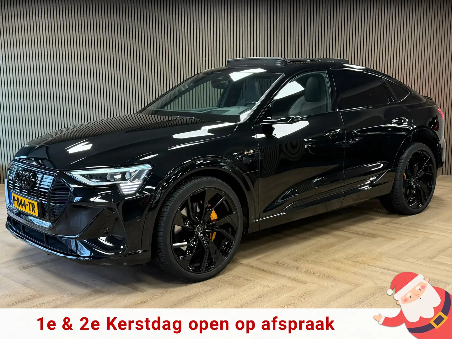 Audi e-tron Sportback 55 quattro S edition 95 kWh PANORAMADAK Noir - 1
