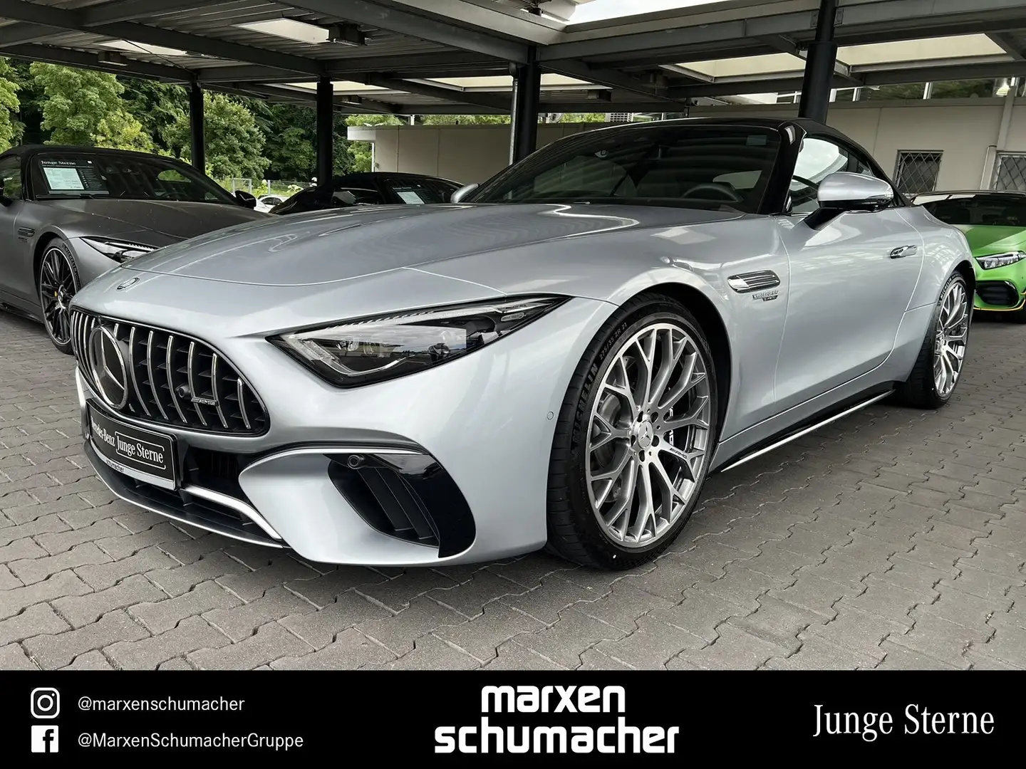 Mercedes-Benz SL 63 AMG AMG SL 63 4M+ PerfSitze+Lift+tartufo+PremiumPlus Silber - 1