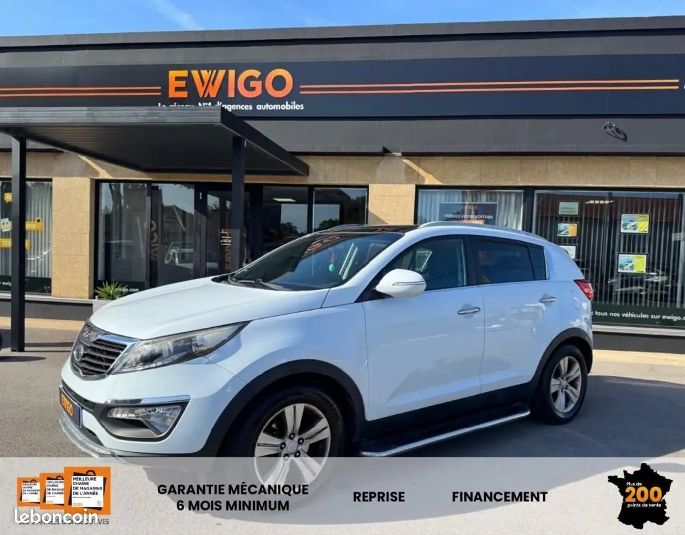 Kia Sportage III 2.0 CRDI 136CH ACTIVE Blanc - 1