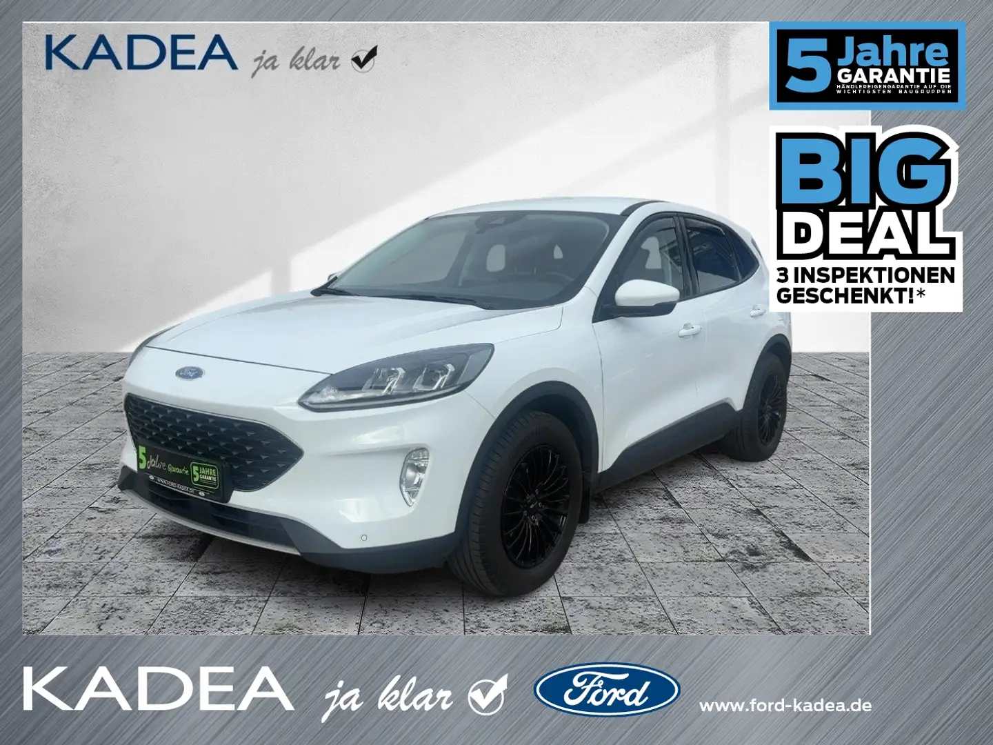 Ford Kuga 1.5 EcoBoost Cool & Connect Navi+SHZ+KlimaA Blanc - 1