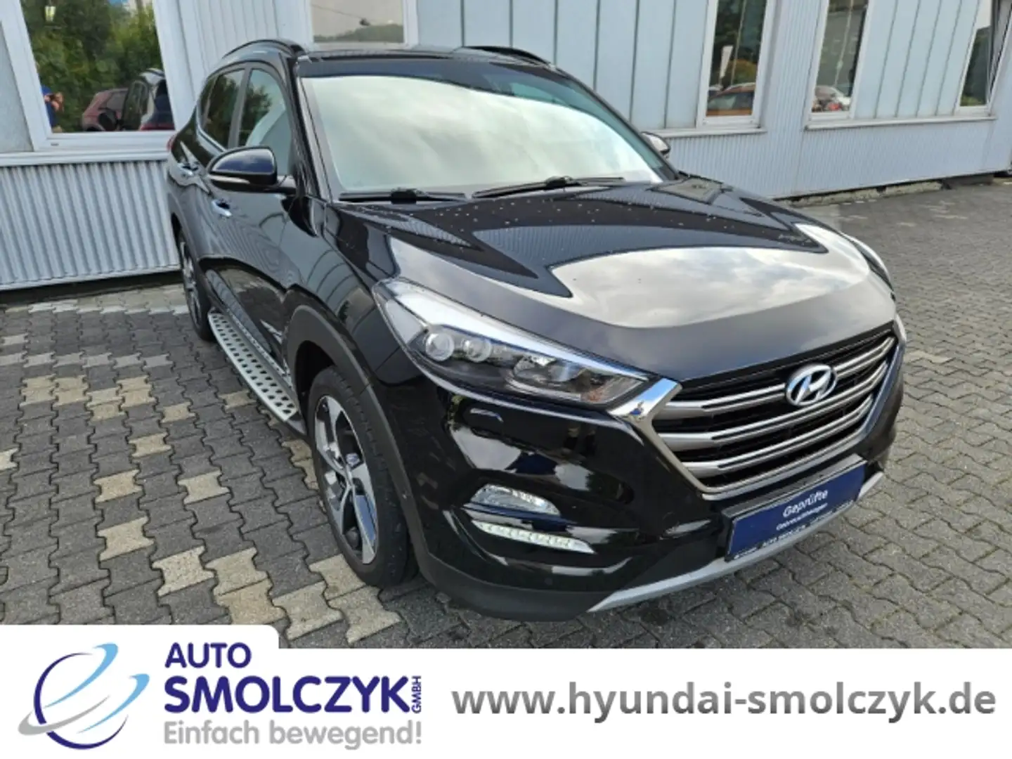 Hyundai TUCSON 1.6 T 7-DCT 4WD PREMIUM NAVI+KAMERA+LEDER Black - 2