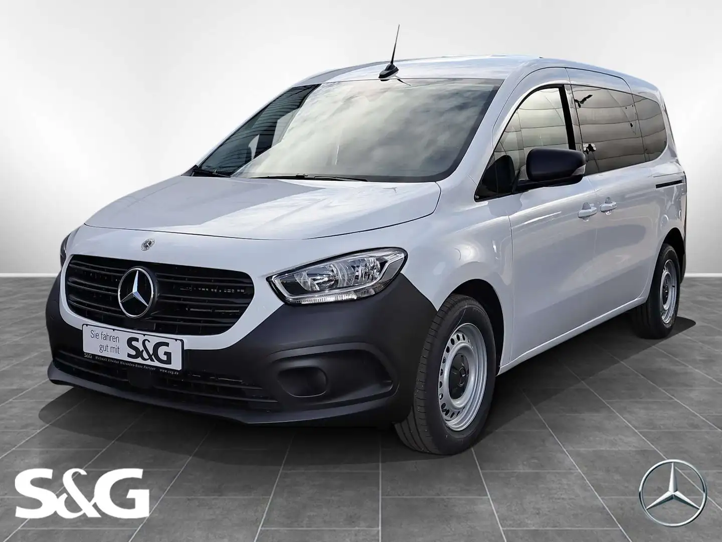 Mercedes-Benz Citan 112 CDI Mixto Lang MBUX+RüKam+AHK+Totwink Weiß - 1