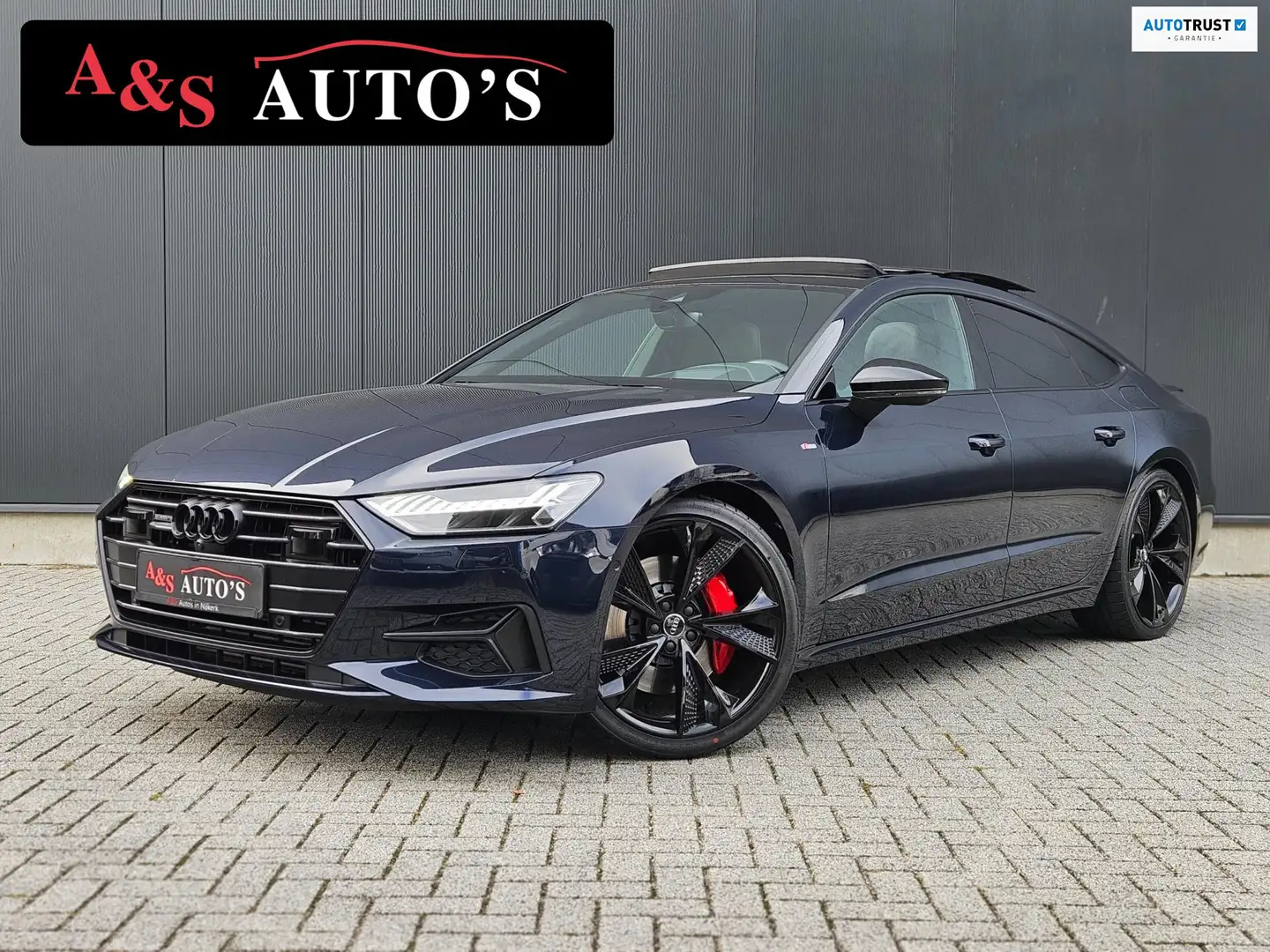 Audi A7 Sportback 50 TFSI e Quattro Competition 3x S line Blauw - 1
