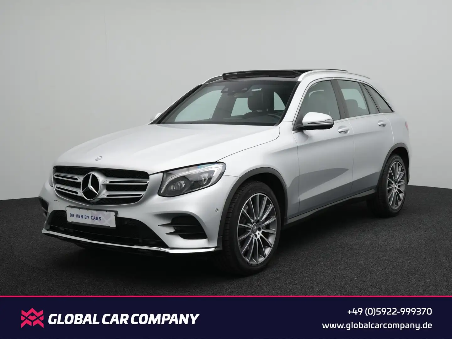 Mercedes-Benz GLC 220 d 4Matic AMG-Line,LED,AHK,PANO,TEMPO,NAVI Ezüst - 1