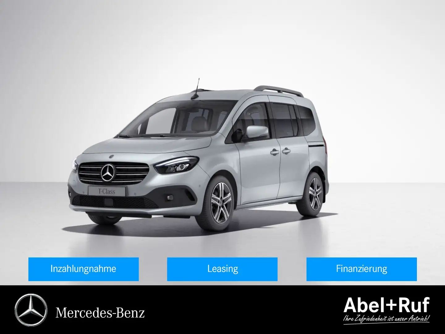 Mercedes-Benz T-Class T 180d PROGRESSIVE Standard LED+TotW+Ambi+AHK Silber - 1