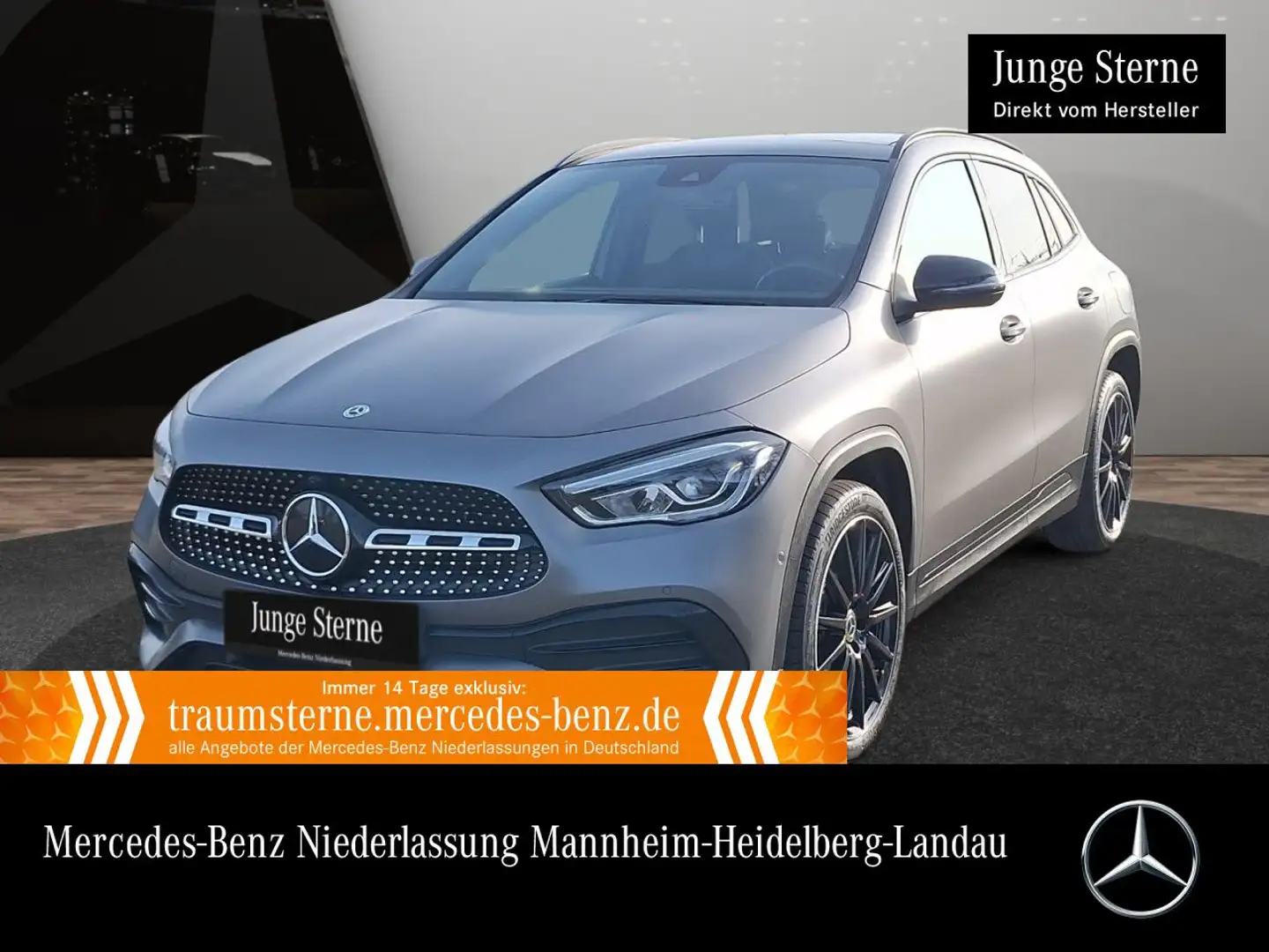 Mercedes-Benz GLA 250 e AMG+NIGHT+PANO+AHK+LED+KAMERA+TOTW+8G Grau - 1