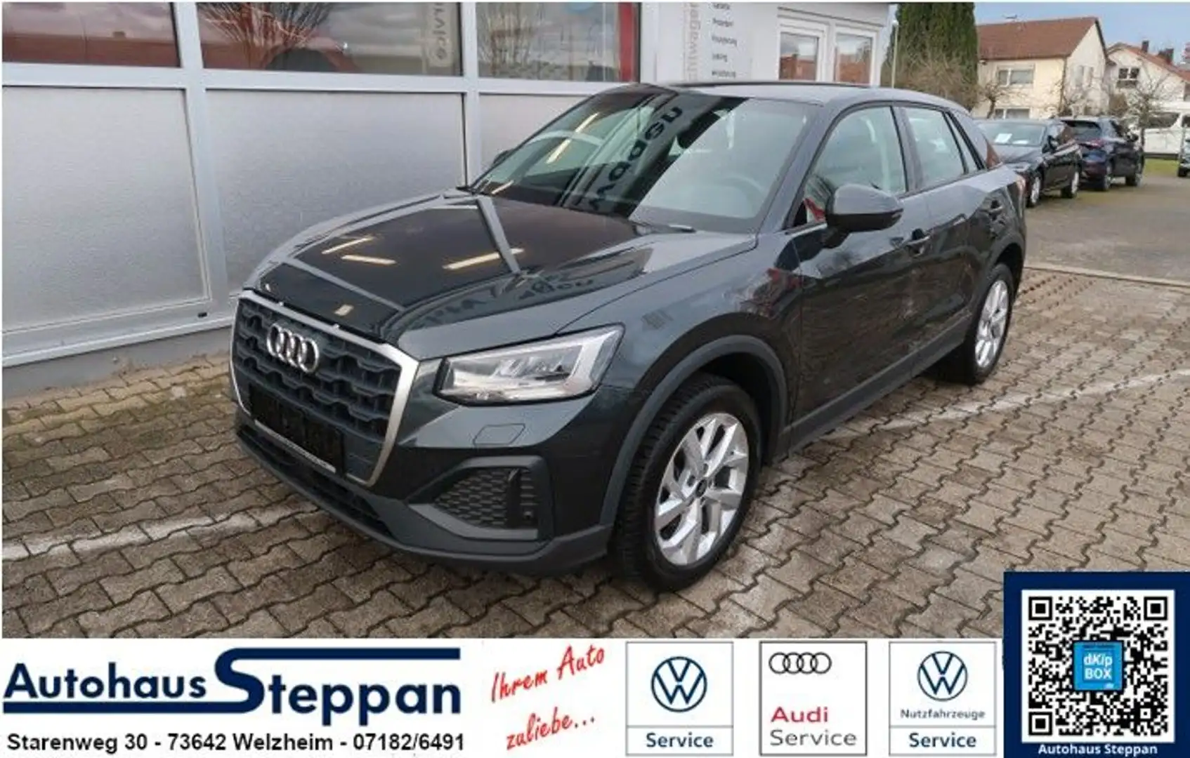 Audi Q2 1,5 TFSI S-tronic +RFK +PDC +MMI Navigation Gris - 1