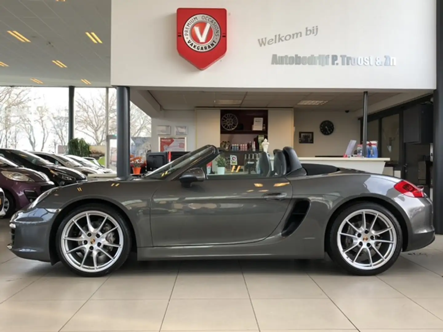 Porsche Boxster 2.7 PDK Automaat/NL Auto/Lederen Sportstoelen+Stoe Grau - 2