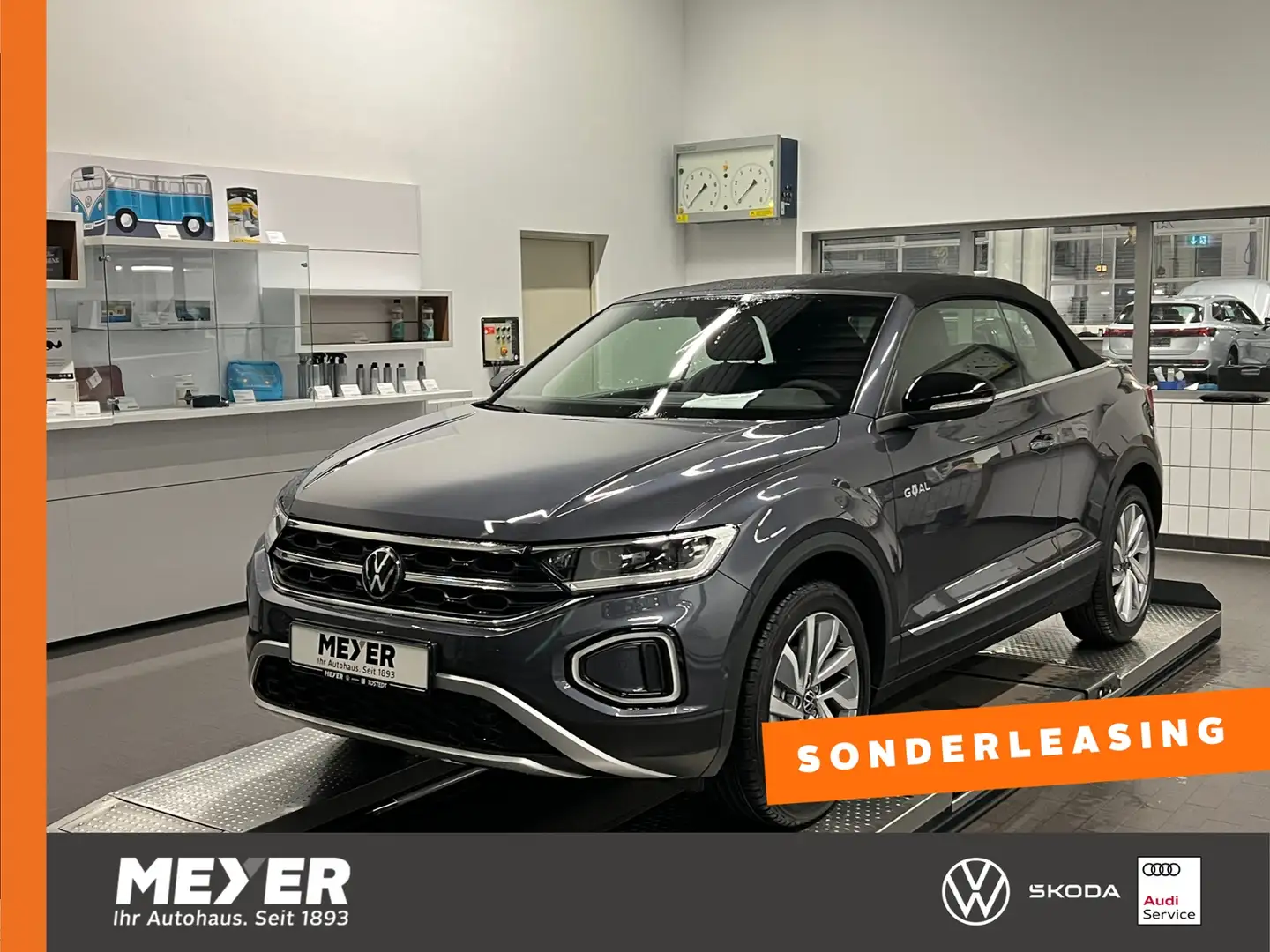 Volkswagen T-Roc Cabriolet GOAL 1.5 TSI DSG *Navi, Sport-Paket* Gris - 1