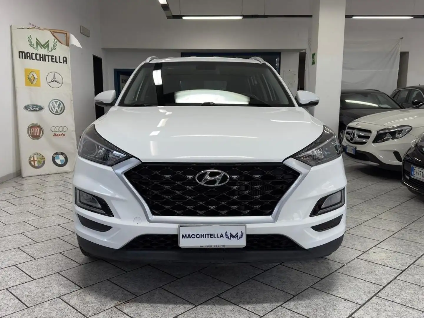 Hyundai TUCSON Tucson II 2018 1.6 crdi 48V XTechno 2wd 115cv my20 Blanc - 2