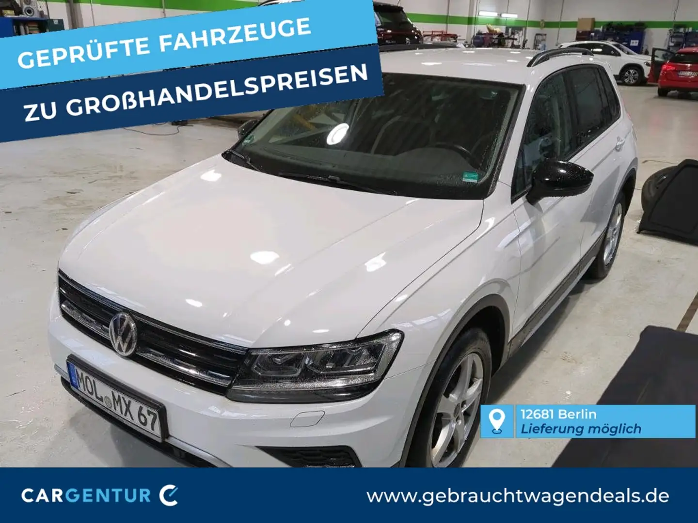 Volkswagen Tiguan 2.0 TDI OFFROAD 4Motion AHK R-Line Weiß - 1