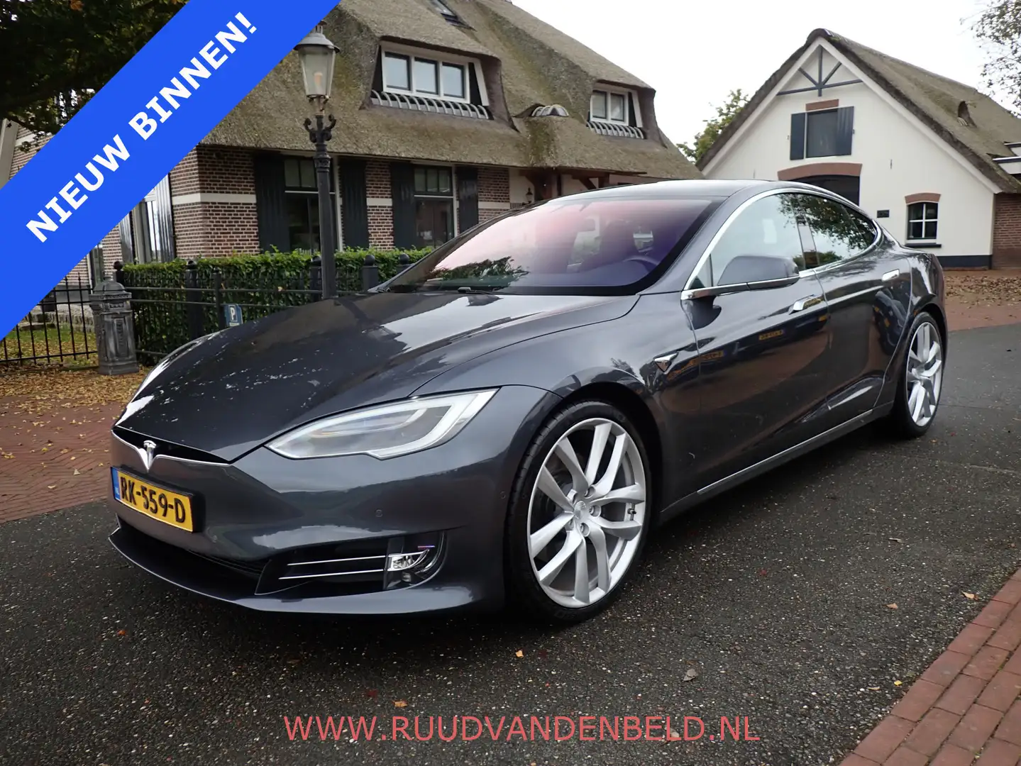 Tesla Model S 75D CCS 91%SOH 21''ARACHNID/LUCHTVERING/PANODAK Grau - 1