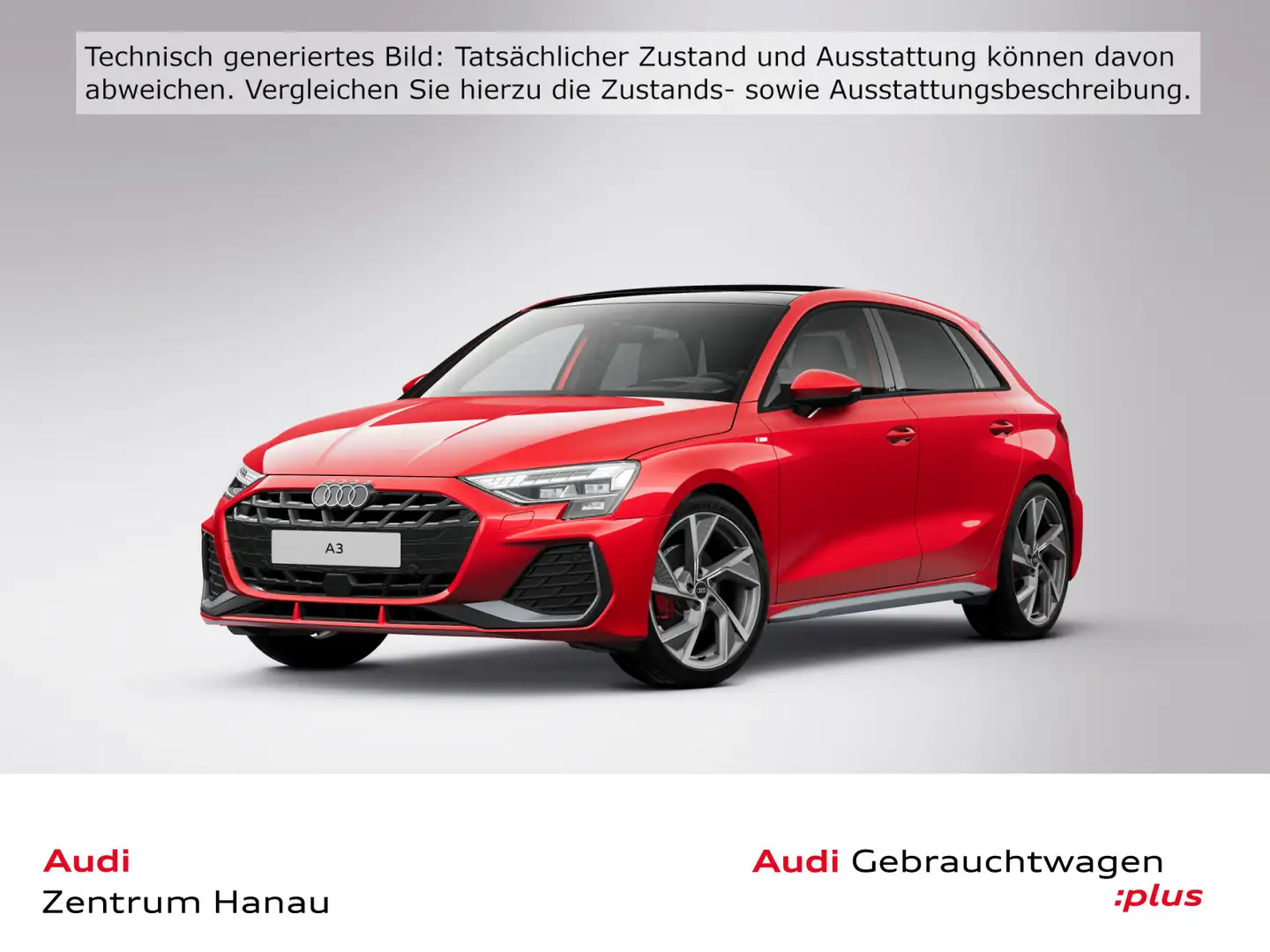 Audi A3 35 TFSI S-LINE*AHK*PANO*MATRIX*NAVI Rot - 1
