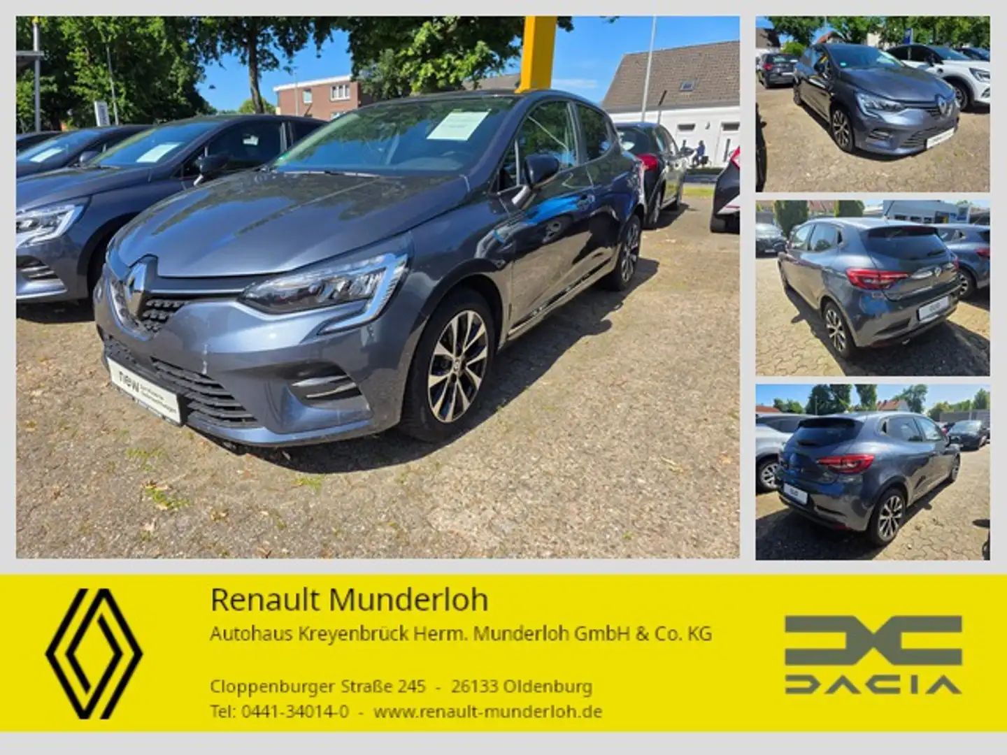 Renault Clio Zen Gris - 1