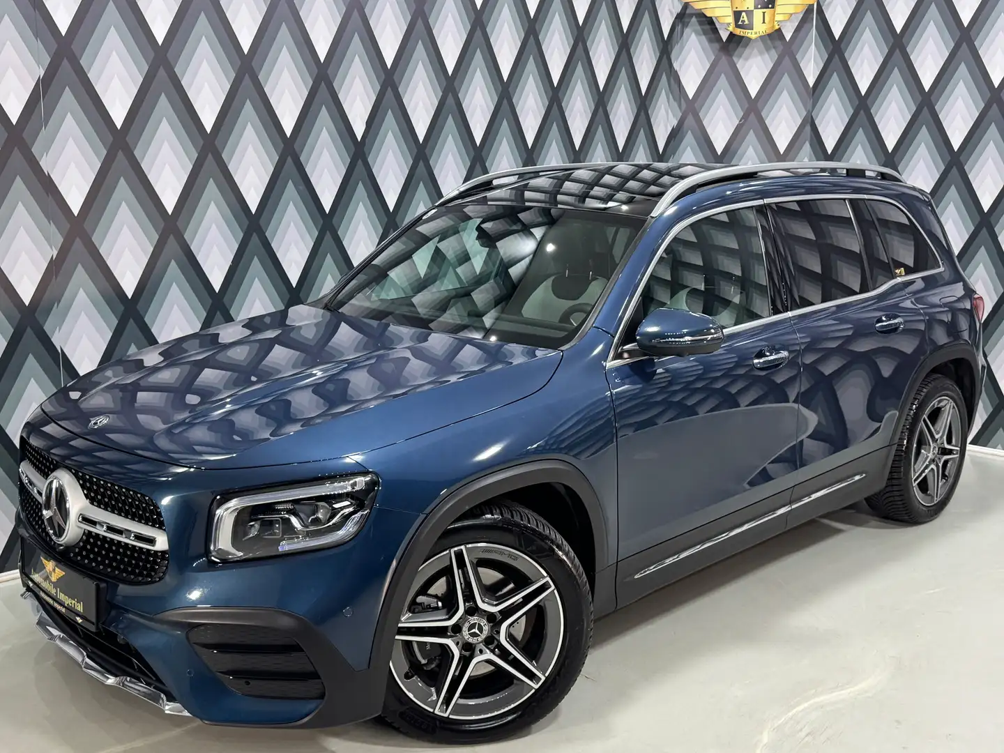 Mercedes-Benz GLB 200 d 4MATIC // AMG LINE // 7 SITZER // 1.BESITZ // Azul - 2