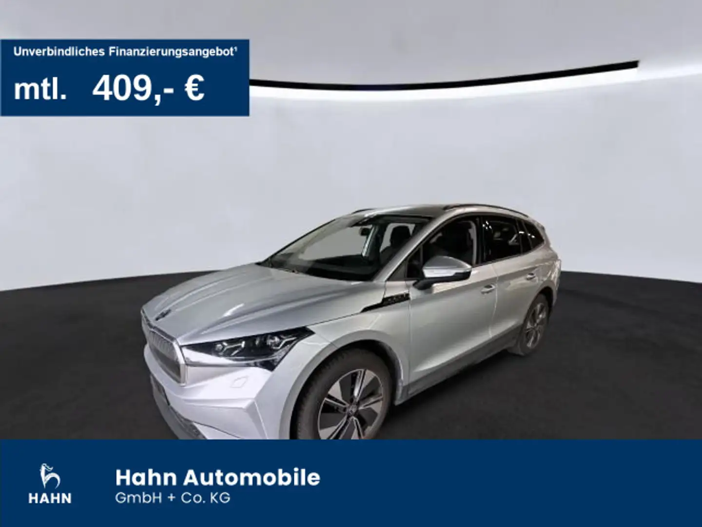 Skoda Enyaq iV 60 Loft ACC Wärmep SHZ Matrix-LED Navi Silber - 1