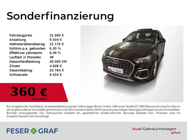2023 Audi Q5 in Black for sale