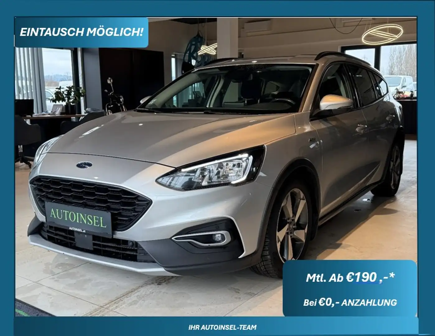 Ford Focus Active AHK+1. Besitz+LED Silber - 1