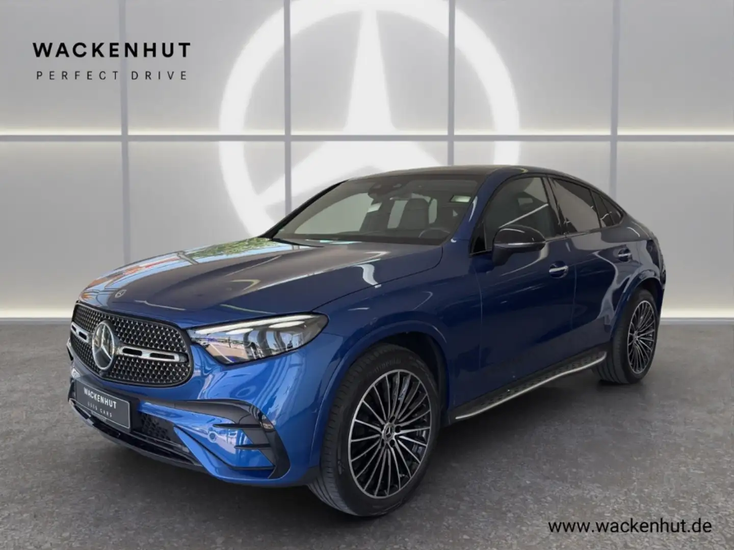 Mercedes-Benz GLC 300 d 4M AMG LINE PREMIUM NIGHT+AHK+AIR+360° Blau - 1