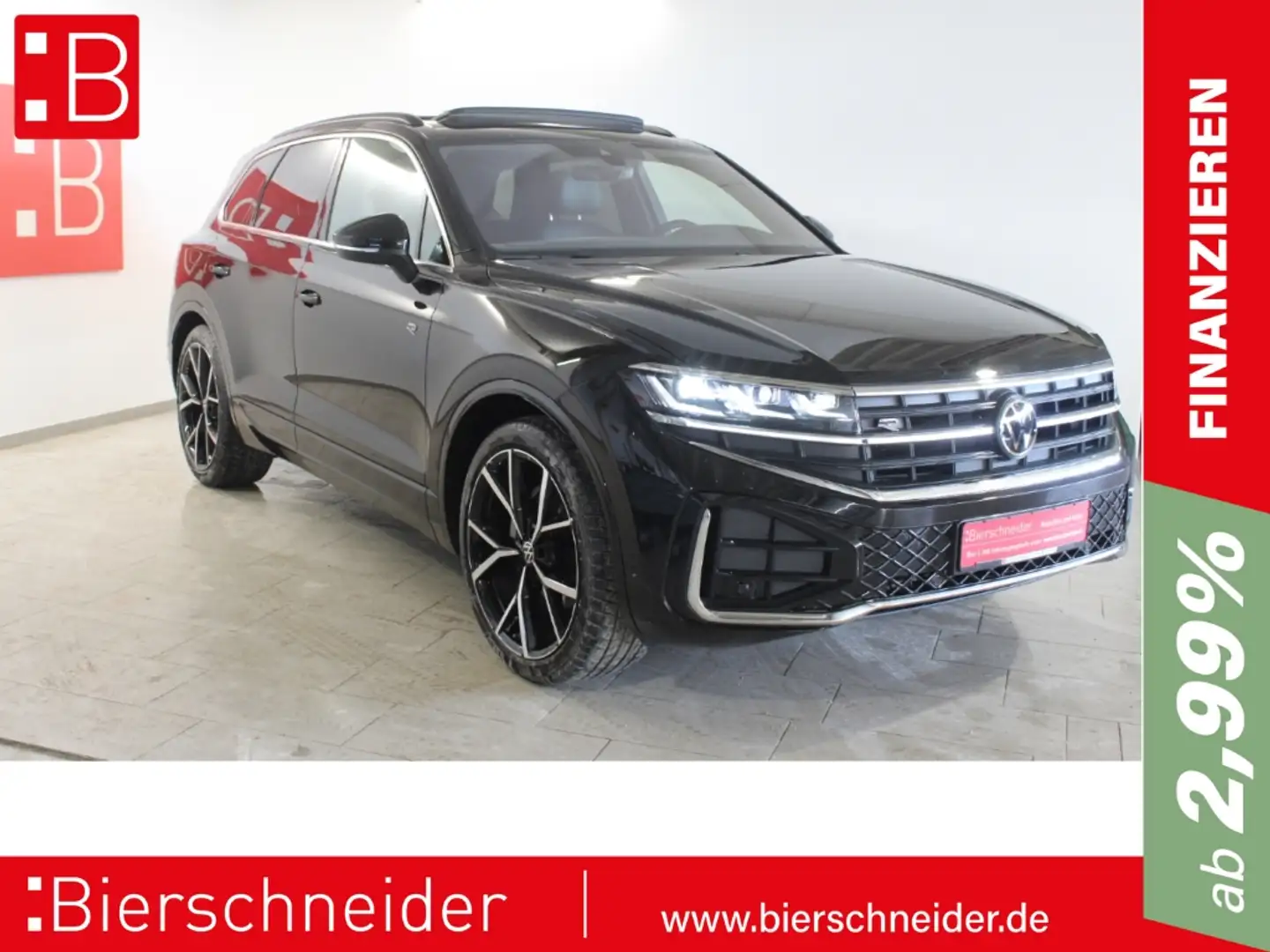 Volkswagen Touareg 3.0 TDI 2x R-Line Facelift 22 PANO AHK Noir - 1