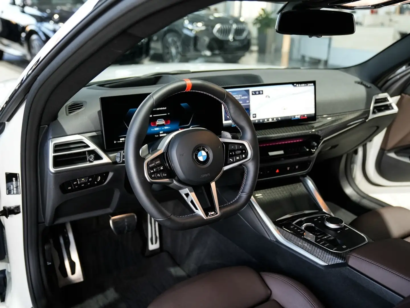 BMW 440 M440i xDrive Coupe 360K AHK Carbon Standheiz Белый - 2