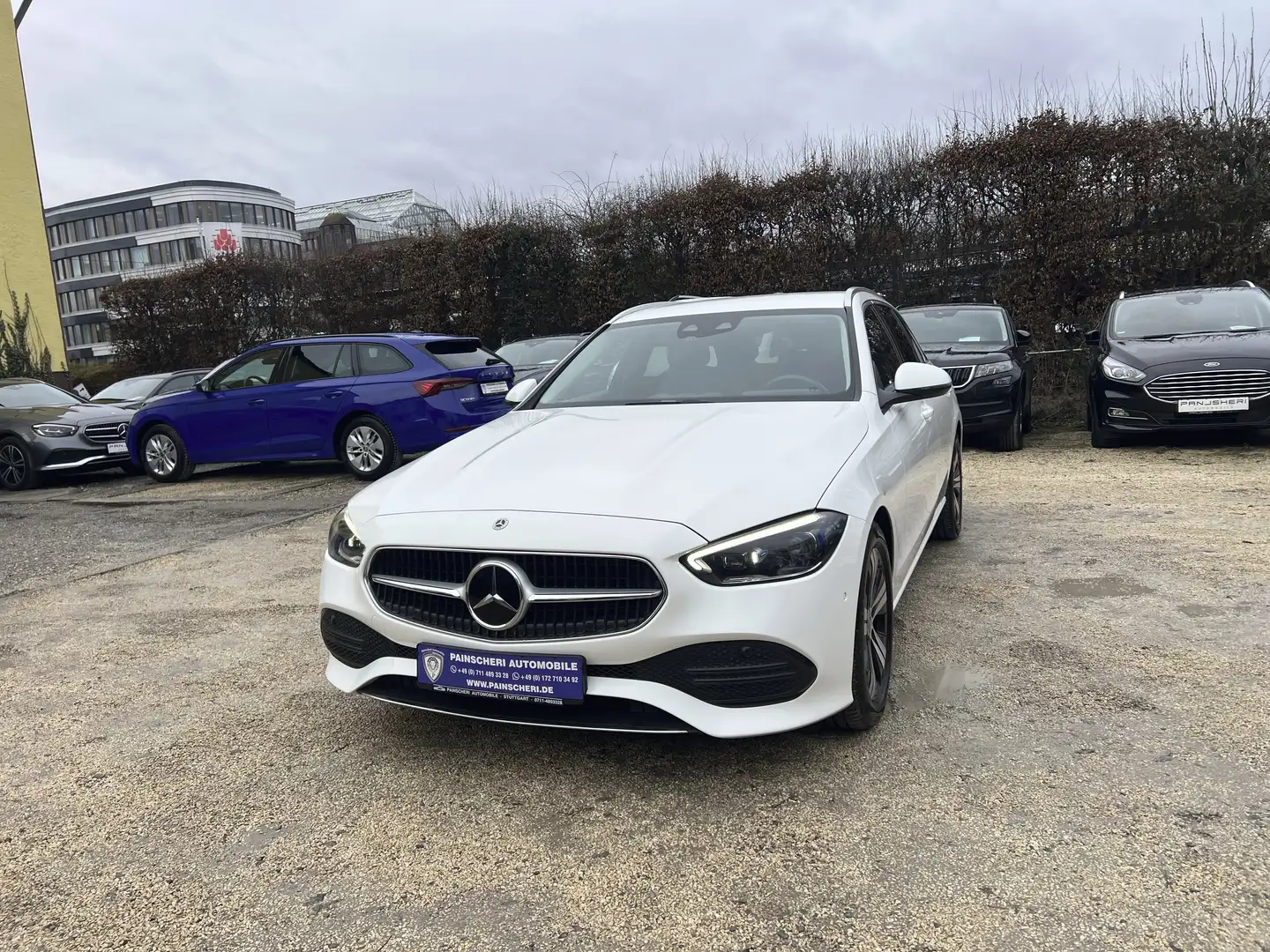 Mercedes-Benz C 200 d T Avantgarde AHK+KAMERA+MULTIBEAM+ACC+TOTWINKEL Blanc - 2