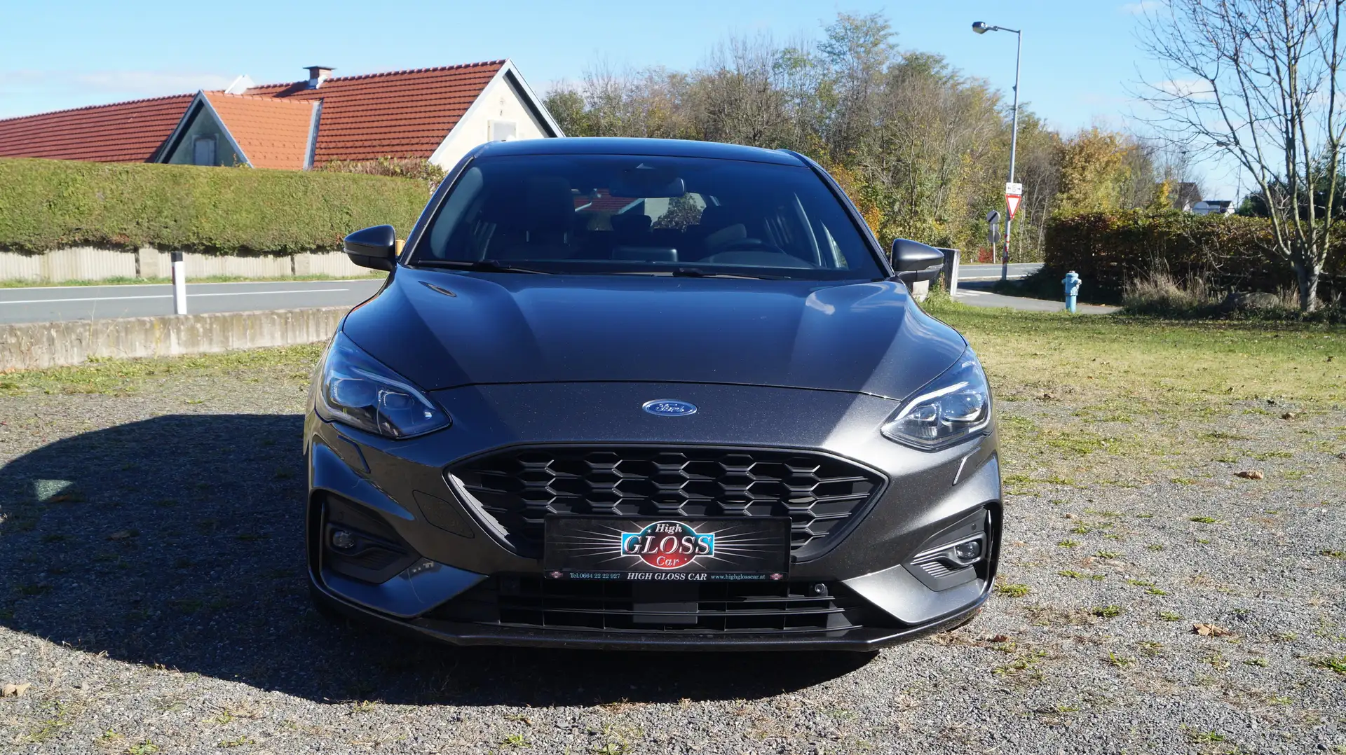 Ford Focus 2,0 EcoBlue SCR ST-Line, 1. BESITZ, UNFALLFREI Grau - 2