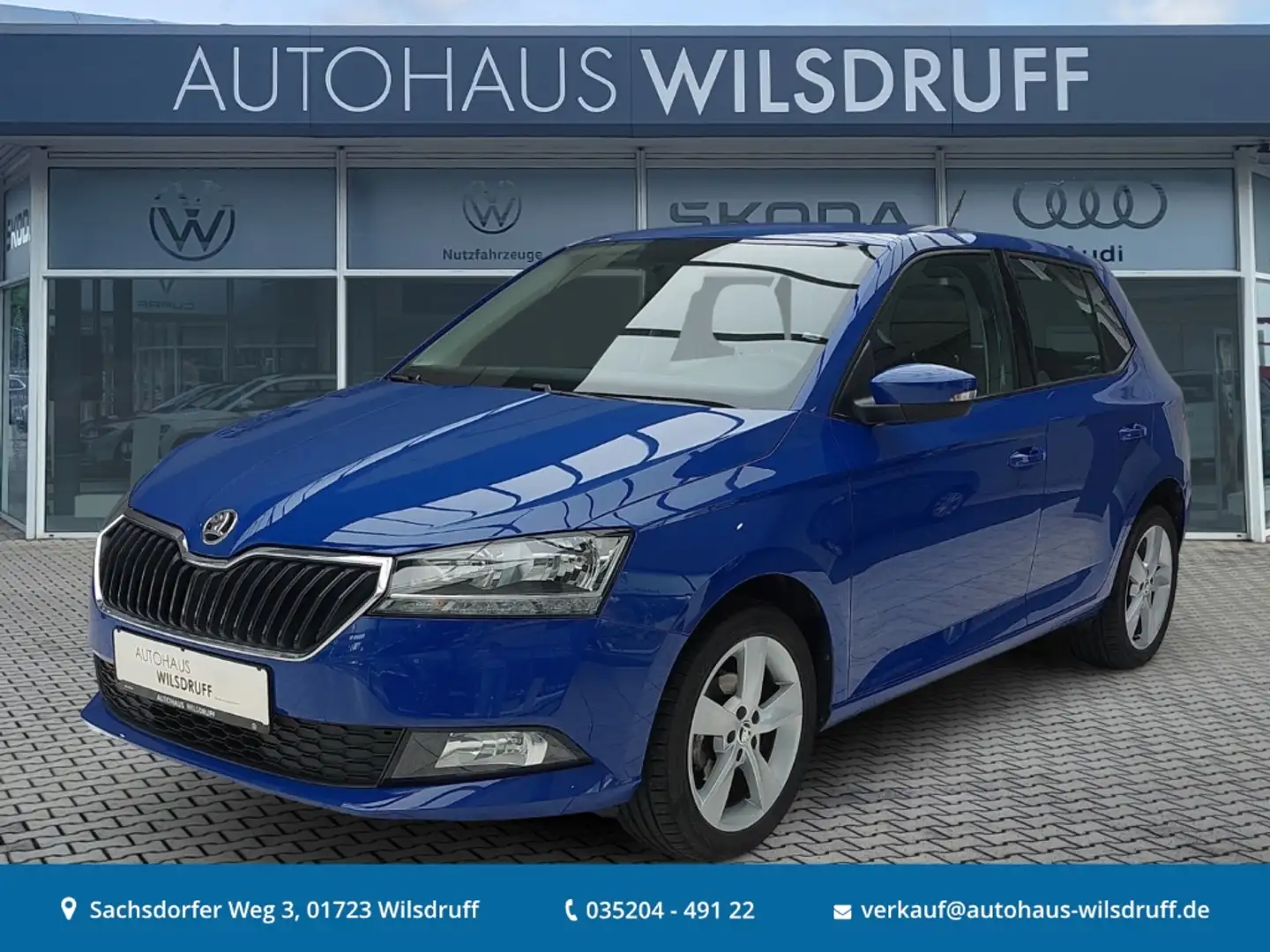 Skoda Fabia 1.0 Cool Plus SHZ PDC 8-Fach Blau - 1
