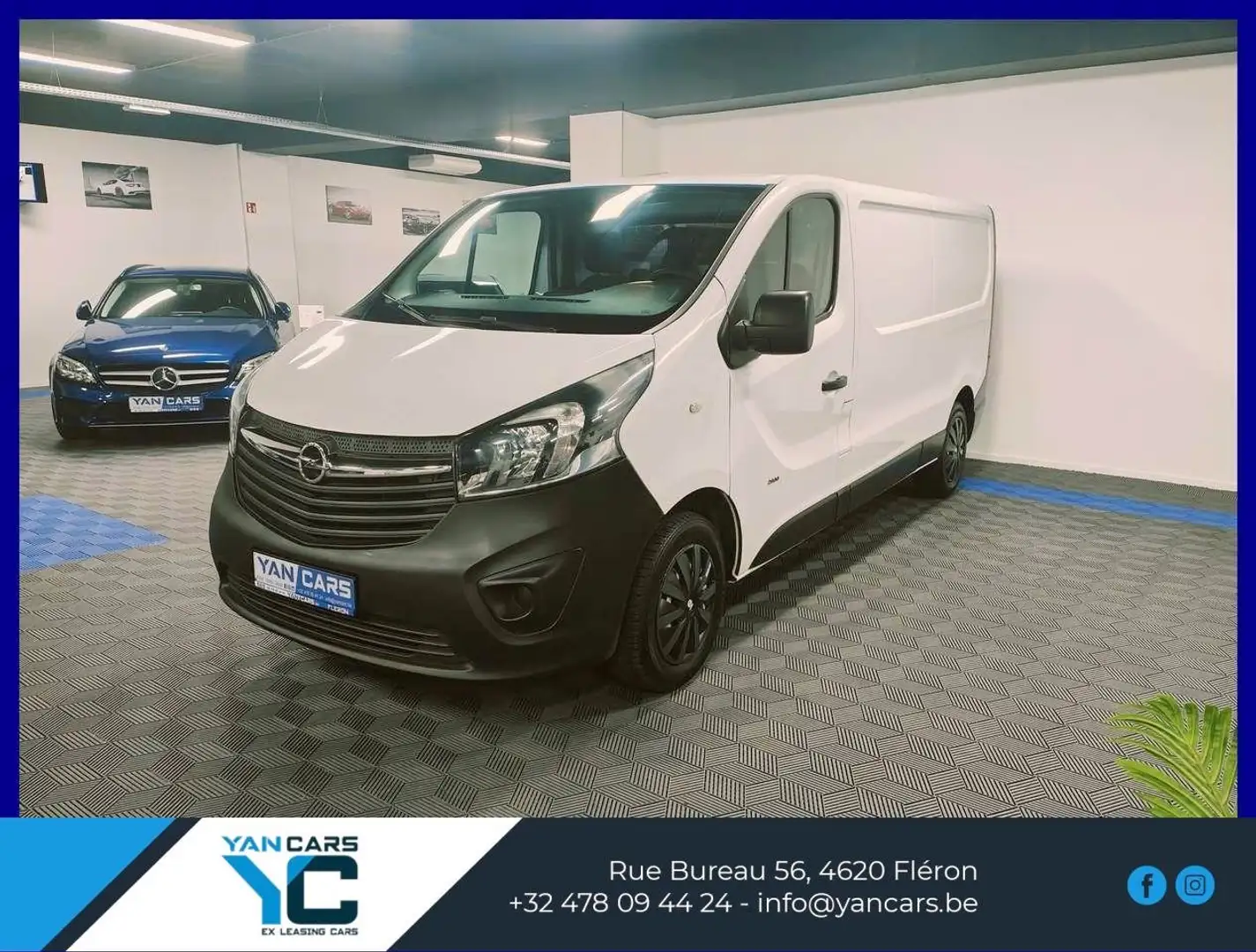 Opel Vivaro * MAXI - LONG CHASSIS * CLIM + CRUISE CONTROL * Blanco - 1