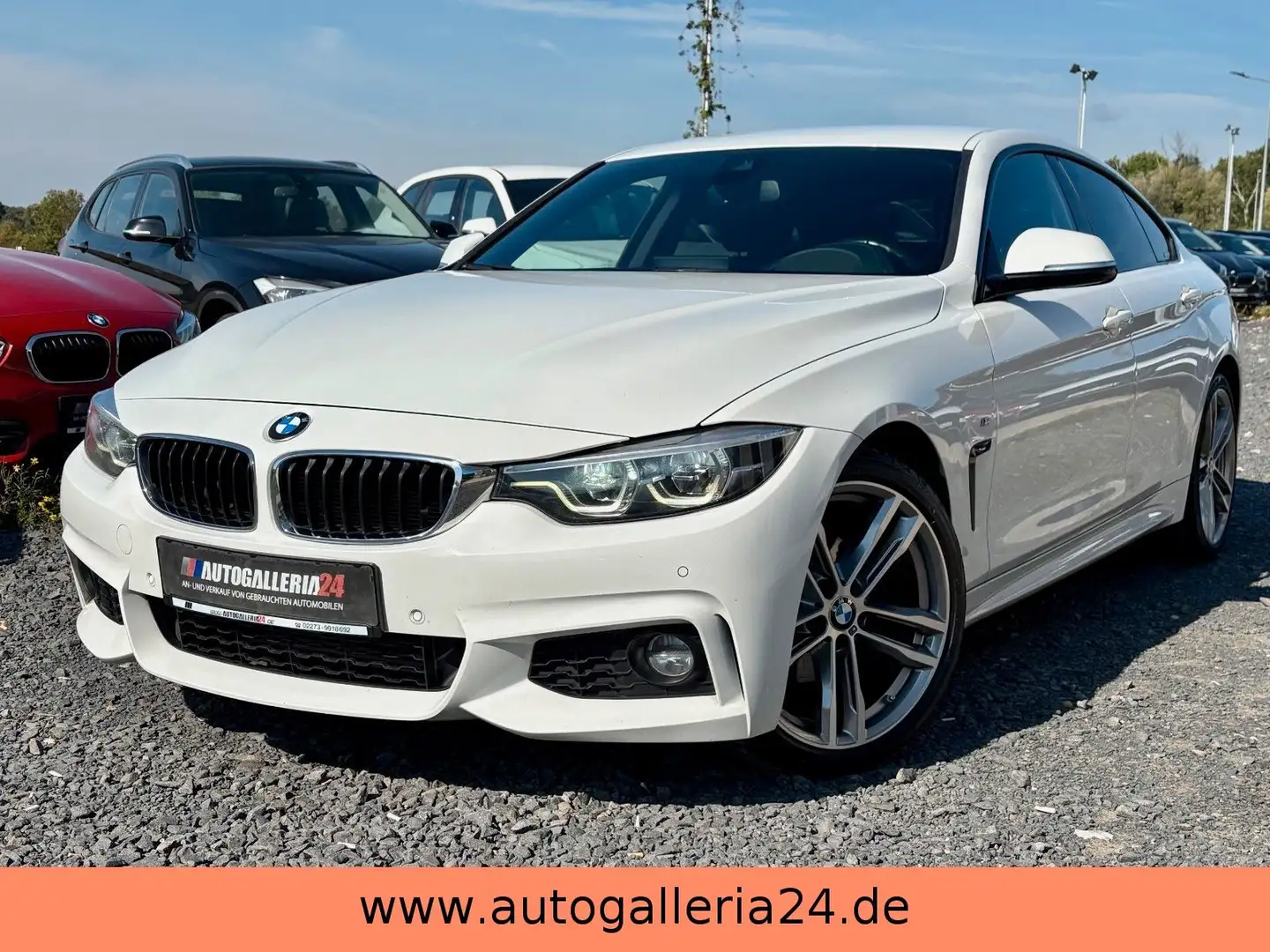 BMW 420 420d GC Aut. M SPORTPAKET Navi LED HUD Alarm Kam Weiß - 1