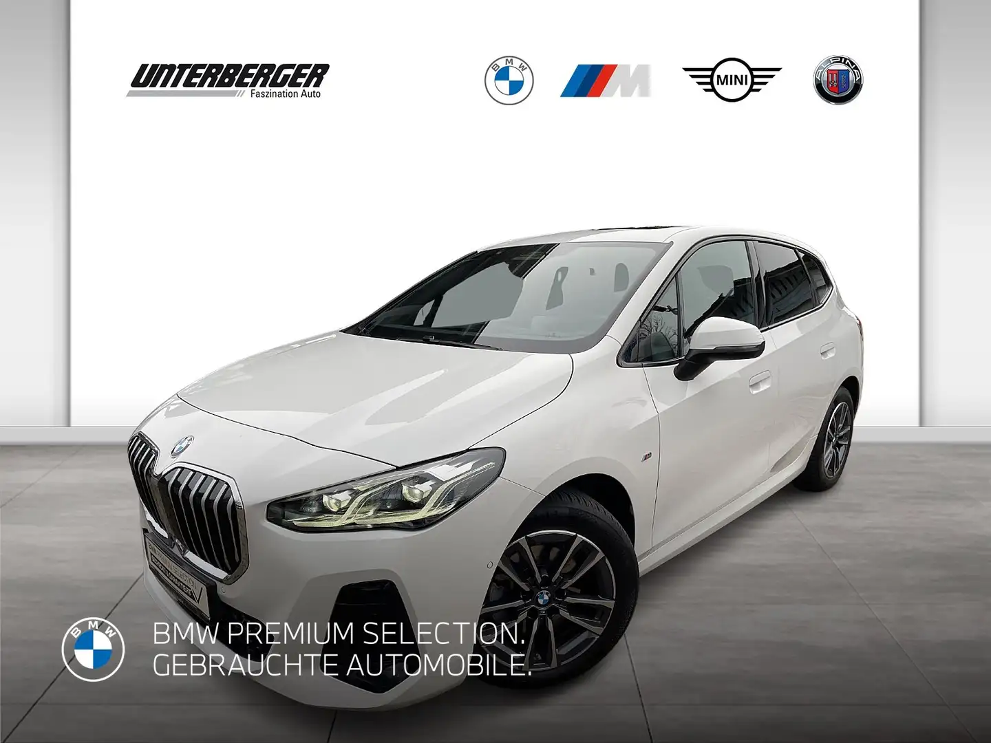 BMW 218 i Active Tourer M Sportpaket-Panorama Glasdach-Hea Weiß - 1