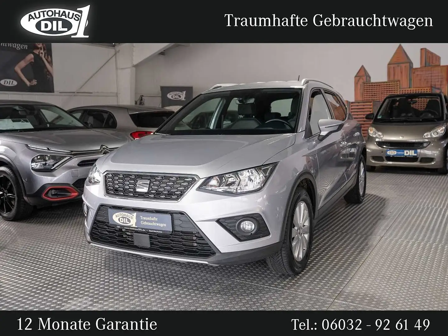 SEAT Arona * Inspektion + top Zustand * Plateado - 1