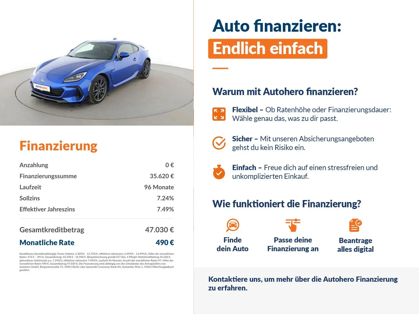 Subaru BRZ 2.4 Sport ES Aut.*ACC*PDC*SHZ*ALU*KLIMA* Blau - 2