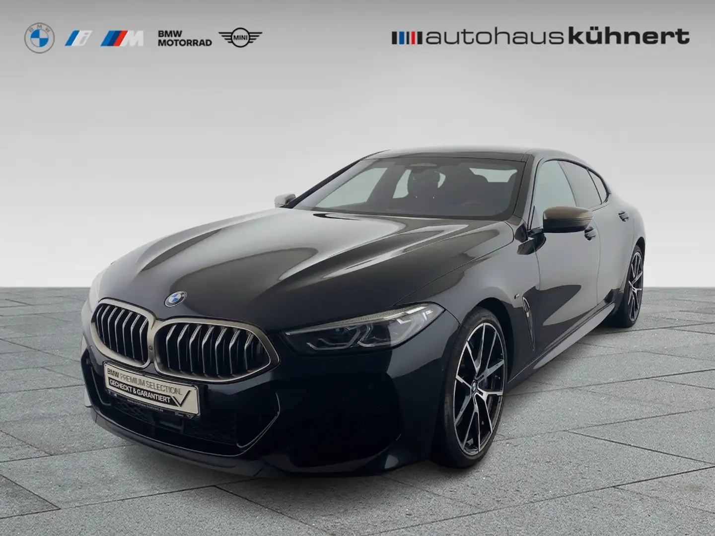 BMW M850 i xDrive Gran Coupe ///M-TechnikPak. TV+ B&W 360° Zwart - 1