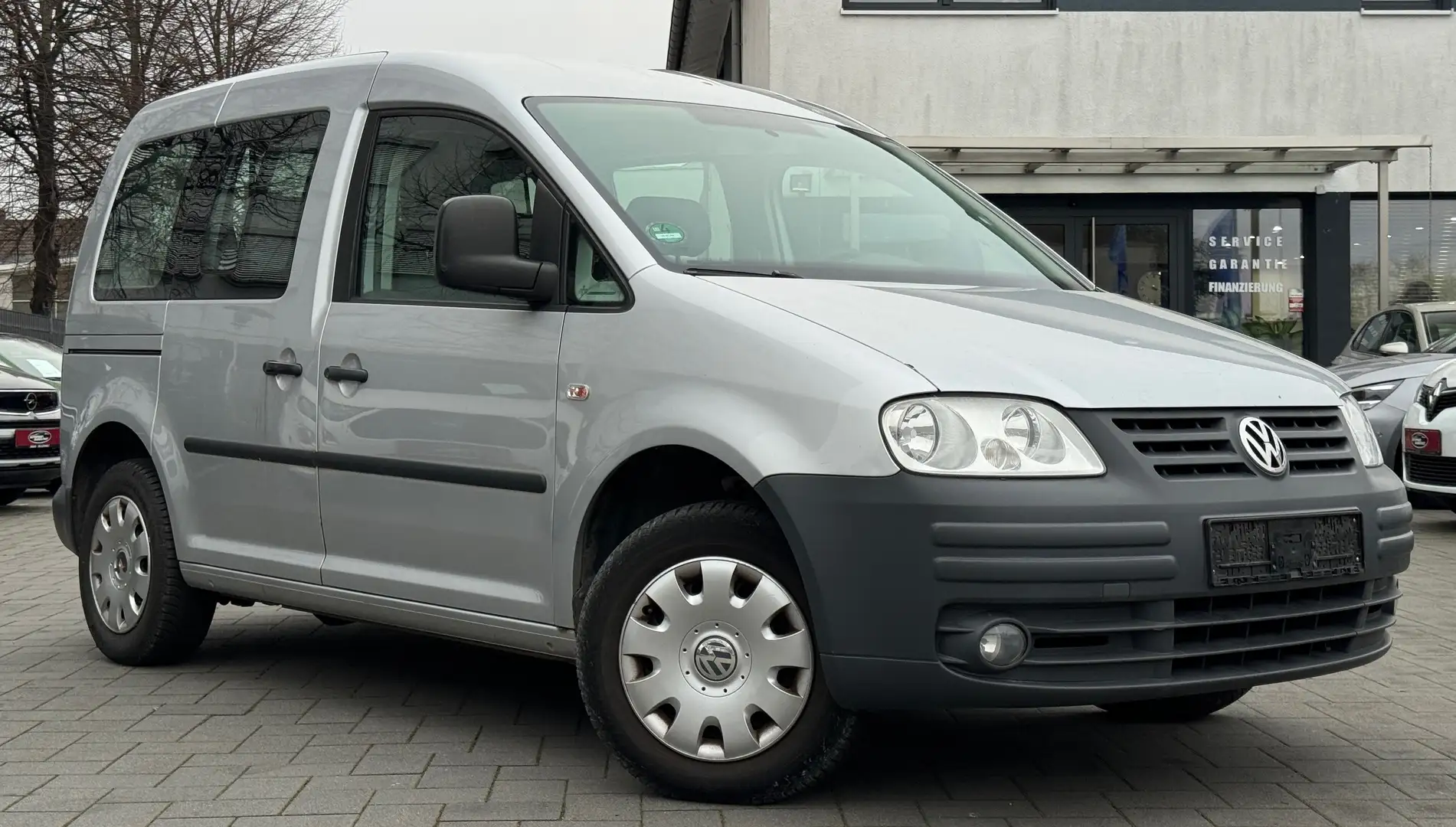 Volkswagen Caddy TÜV AU NEU*1-Hand*BENZIN*KLIMA*ENTEGA Grau - 1