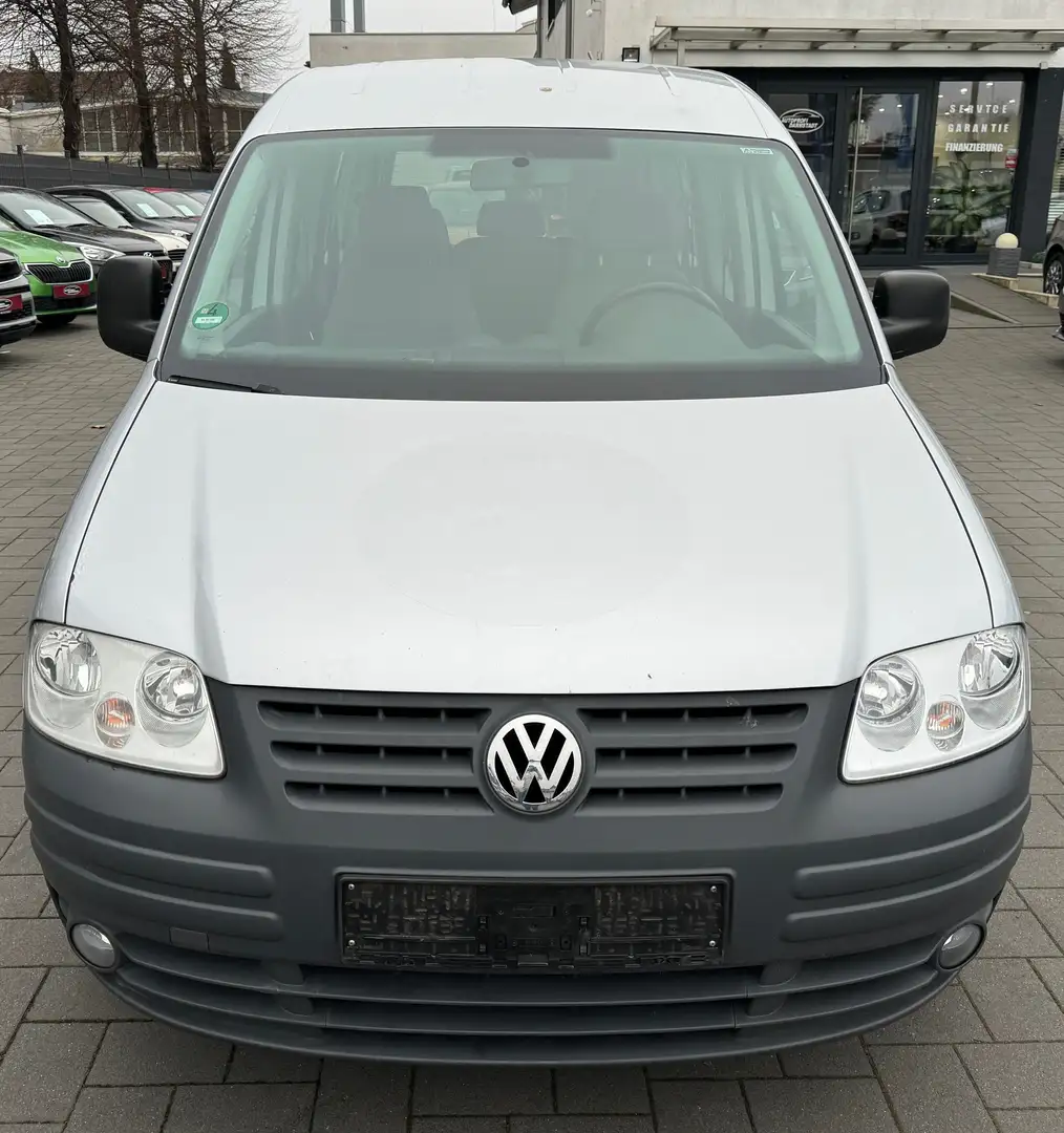 Volkswagen Caddy TÜV AU NEU*1-Hand*BENZIN*KLIMA*ENTEGA Grau - 2